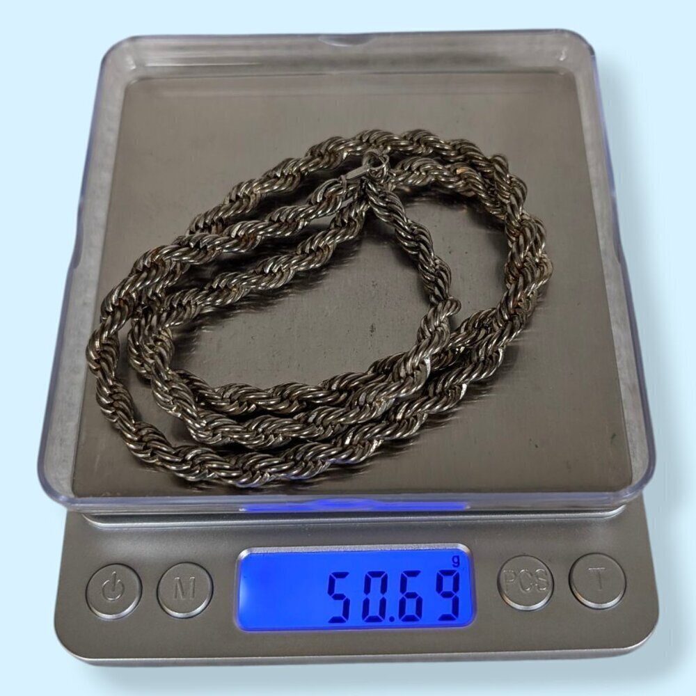 (2/$20) Vintage Rope Chain Necklace - Picture 5 of 5